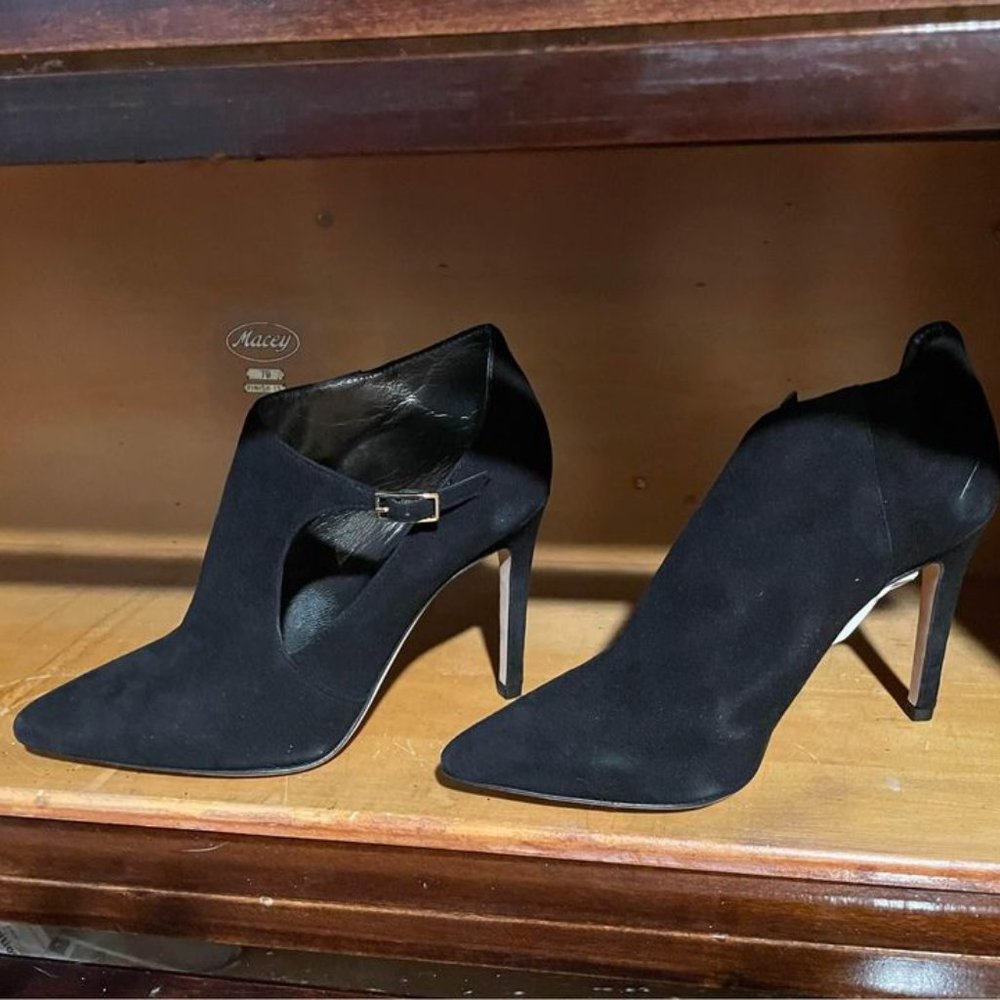 New Italian black booties.  Totally sexy!